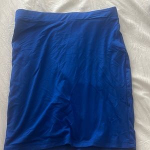 Skirt extra small dark blue never been used